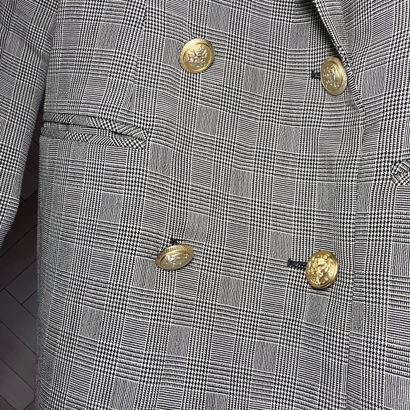 Vintage Pendleton 100% virgin wool plaid blazer size 6 petite - Picture 6 of 8